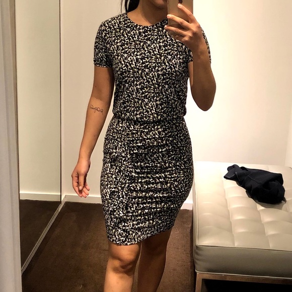 Michael Kors Camo Pencil Dress - Blk/Ivy - Picture 4 of 9